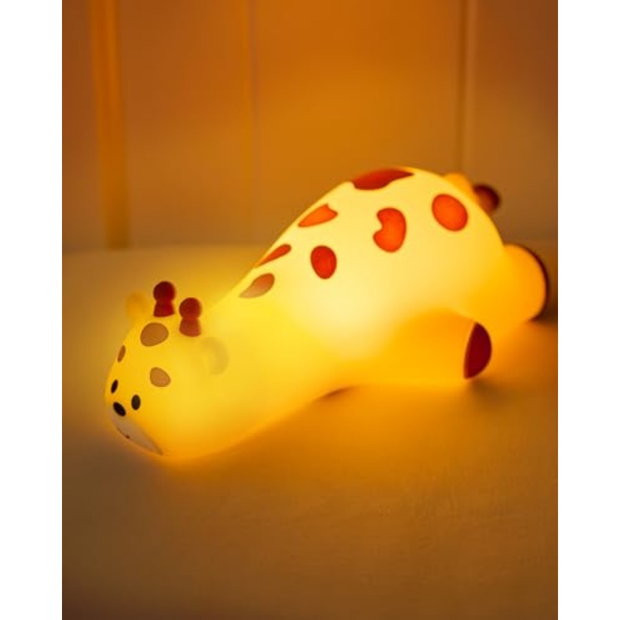Baby Nursery Lamp - Night Light Giraffe, Silicone Tap Control