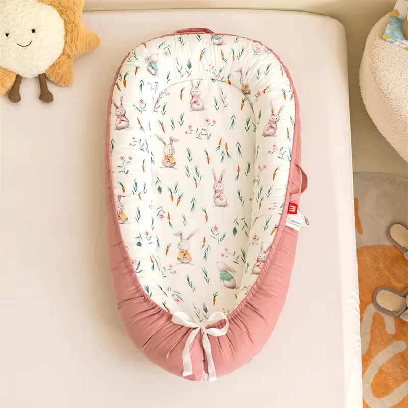 Baby Nursery And Co - Infant Newborn Baby Lounger Portable Baby
