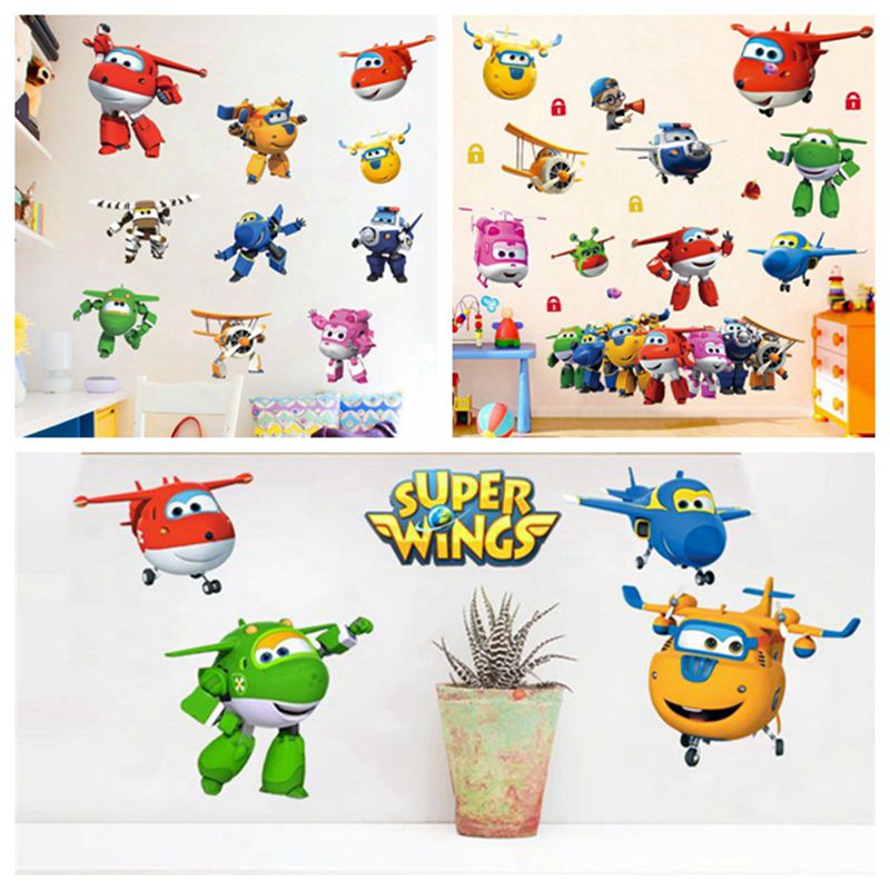 Hot Cartoon Super Wings Deform - Baby Nursery Decals บทวิจารณ์และราคา