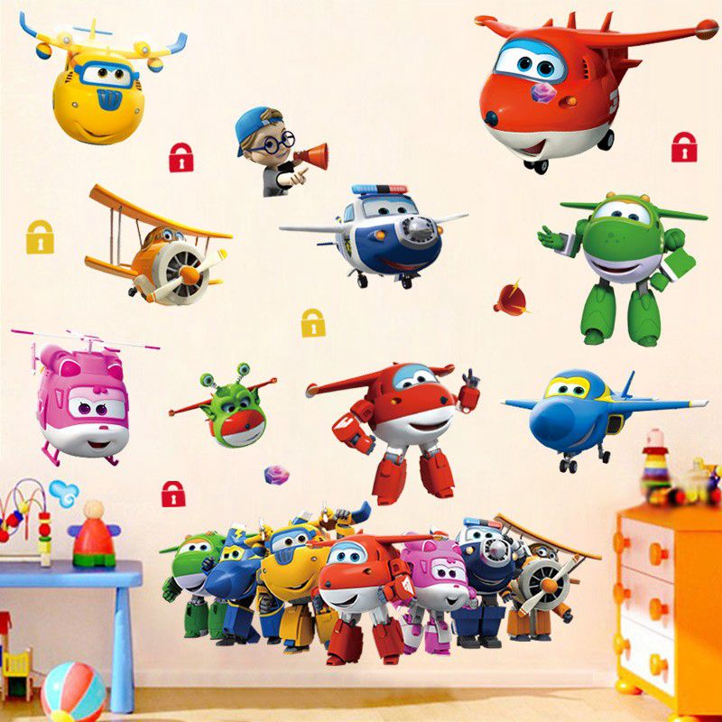 Hot Cartoon Super Wings Deform - Baby Nursery Decals บทวิจารณ์และราคา