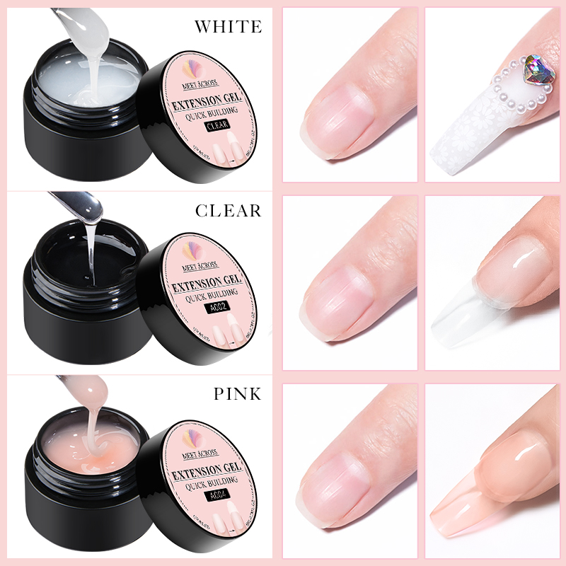 Baby Boomer Extension Nail Gel - Baby Nursery Jelly บทวิจารณ์และราคา