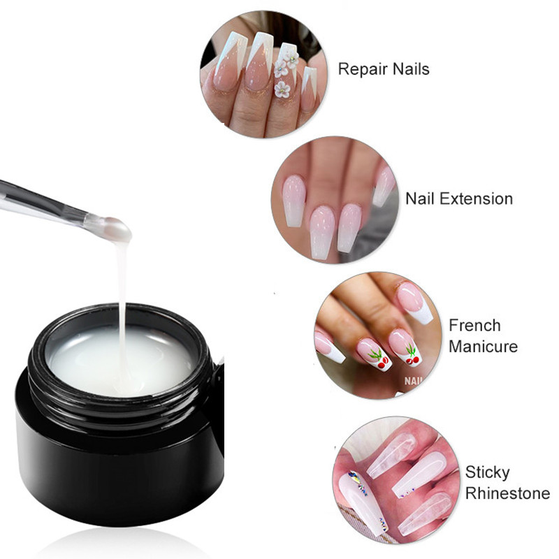 Baby Boomer Extension Nail Gel - Baby Nursery Jelly บทวิจารณ์และราคา