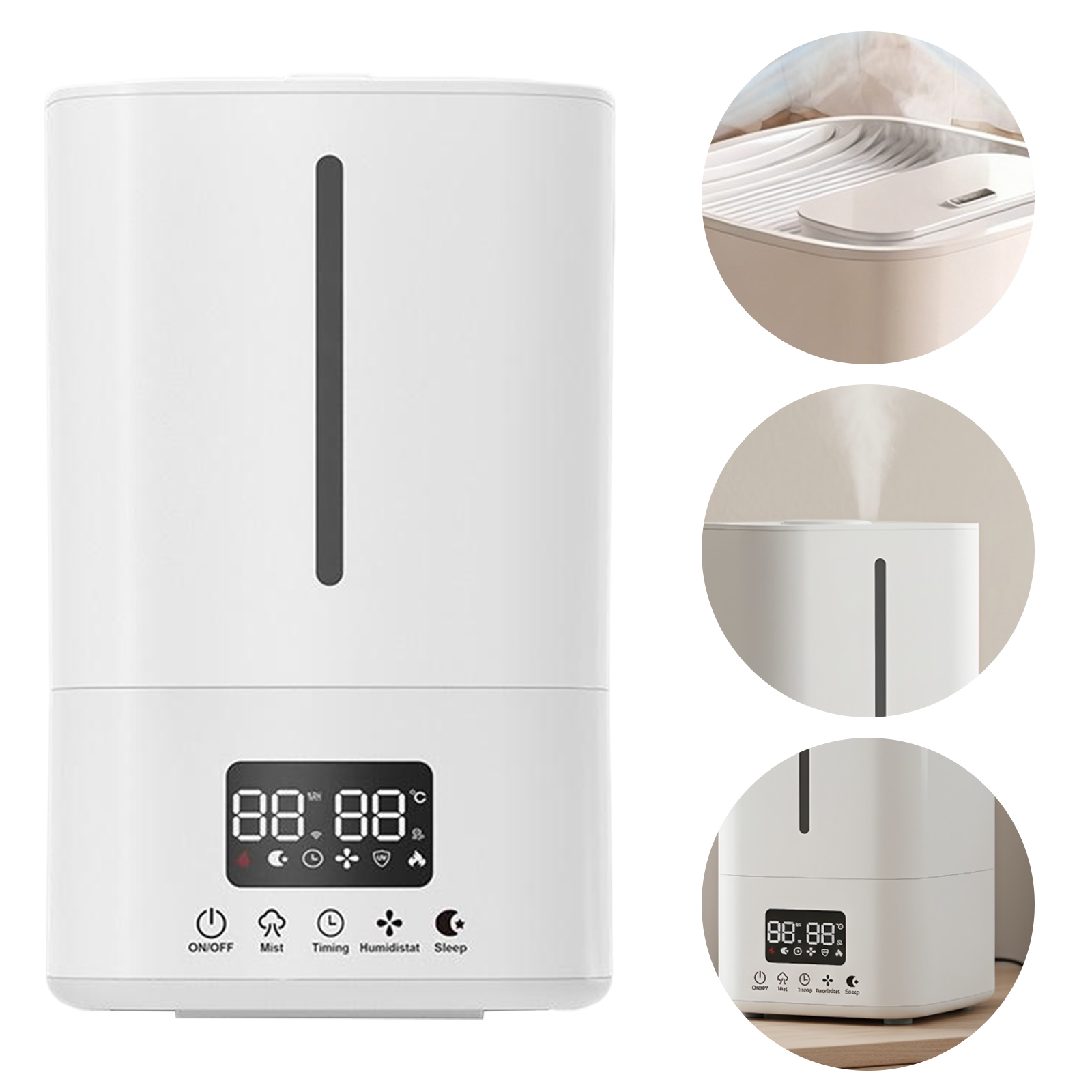 5L Smart Humidifier W/ Air Pur - Baby Nursery Air Purifier บทวิจารณ์และราคา