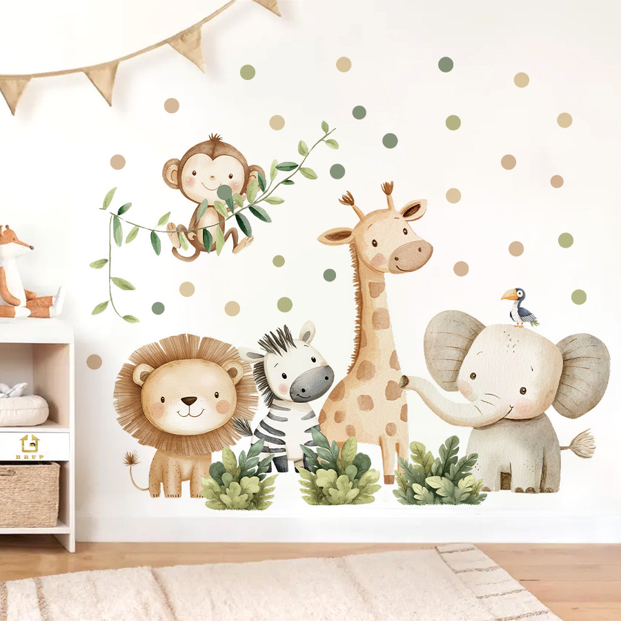 Boho Forest Animals Wall Stick - Baby Nursery Wall Decals บทวิจารณ์และราคา