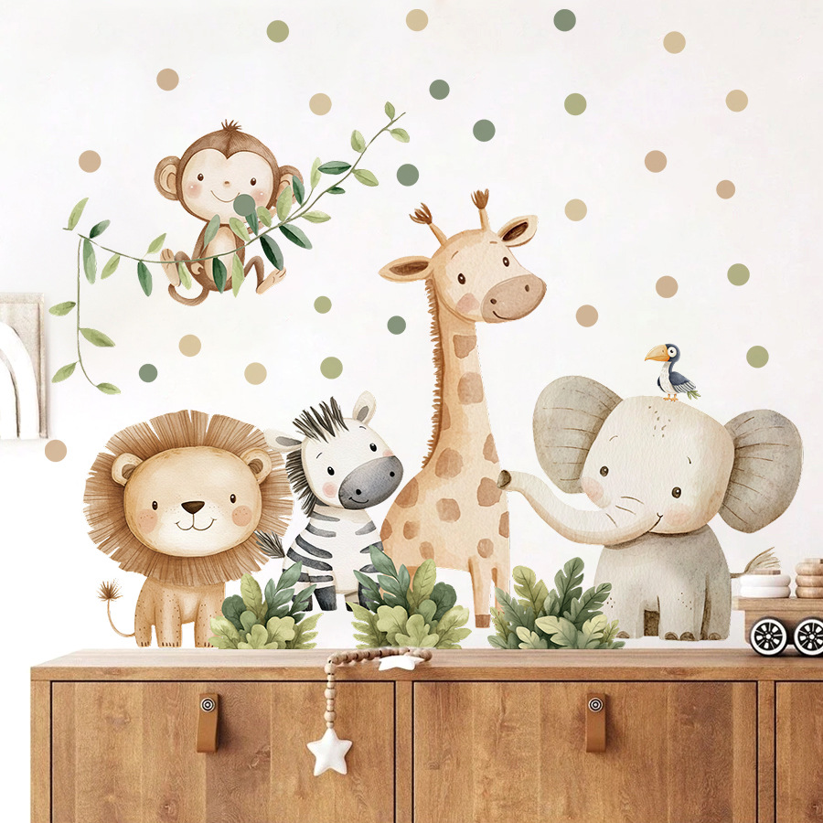 Boho Forest Animals Wall Stick - Baby Nursery Wall Decals บทวิจารณ์และราคา