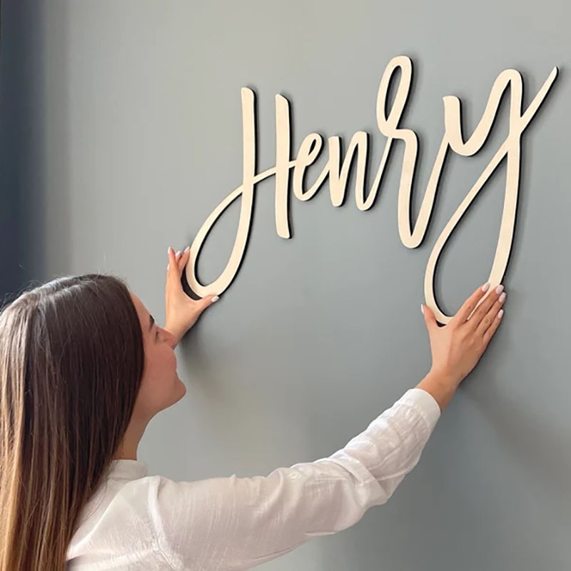 Wooden Name Sign Nursery Name  - Baby Nursery Decor Ideas บทวิจารณ์และราคา