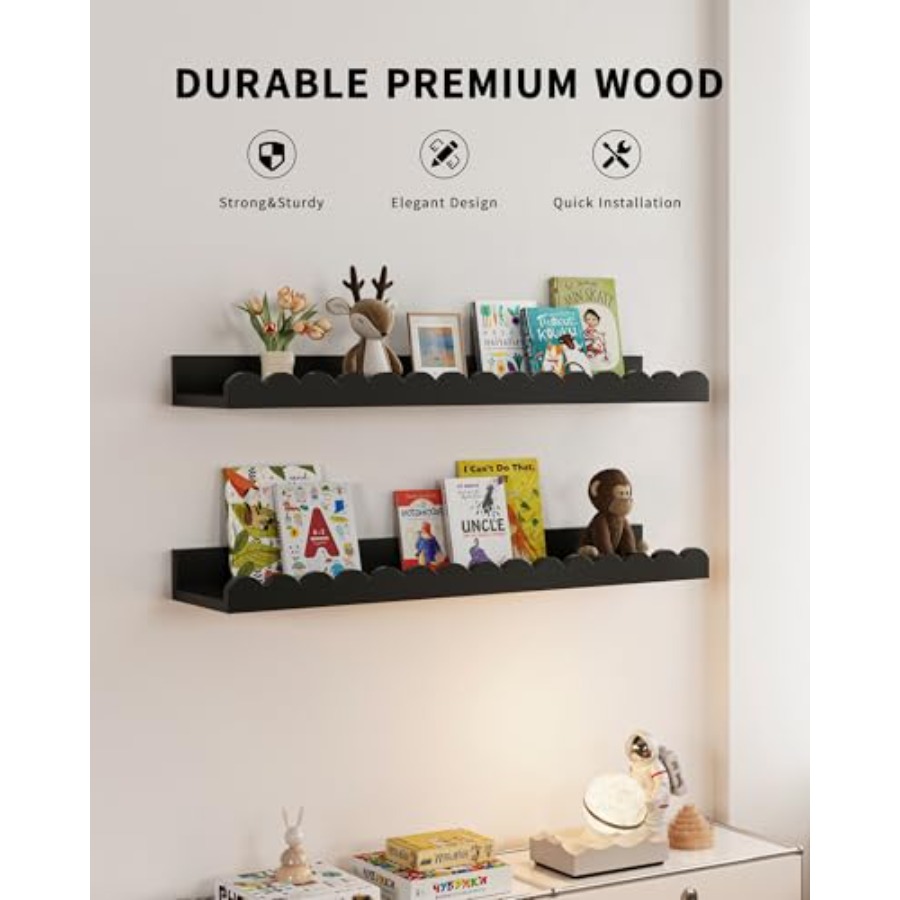 Nursery Book Shelves 4-Pack Fl - Baby Nursery Shelves บทวิจารณ์และราคา