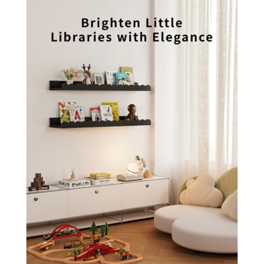 Nursery Book Shelves 4-Pack Fl - Baby Nursery Shelves บทวิจารณ์และราคา