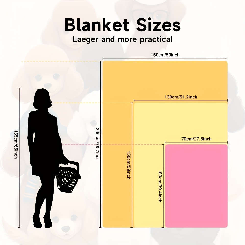 Fluffy Dog Friends Blanket Thr - Baby Nursery Decor Ideas บทวิจารณ์และราคา