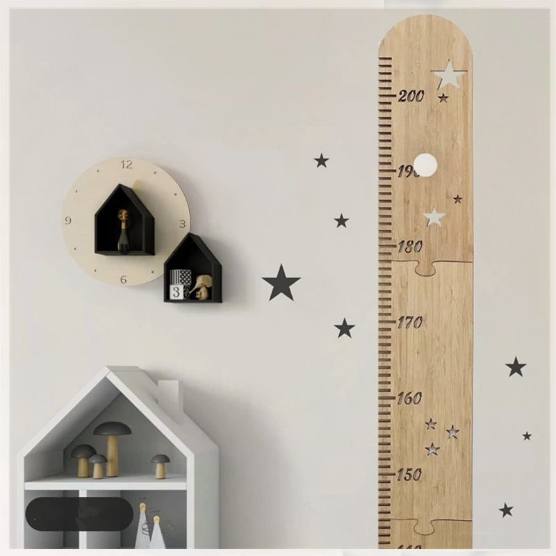 5 Sheets Nordic Wooden Kids He - Baby Nursery Decals บทวิจารณ์และราคา