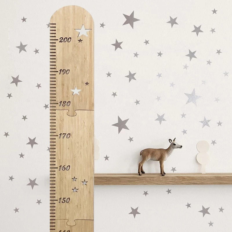 5 Sheets Nordic Wooden Kids He - Baby Nursery Decals บทวิจารณ์และราคา