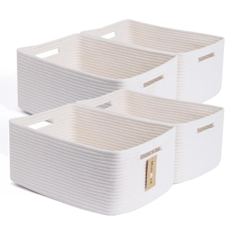 Large Storage Baskets for Orga - Baby Nursery Shelves บทวิจารณ์และราคา