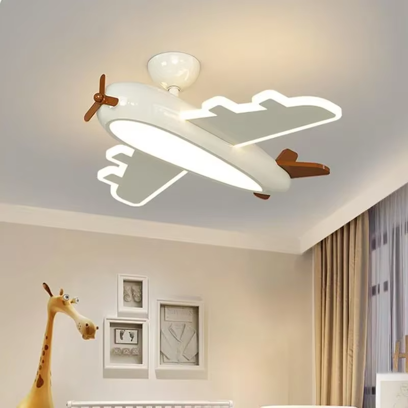Cartoon Airplane Ceiling Lamp  - Baby Nursery Lamp บทวิจารณ์และราคา