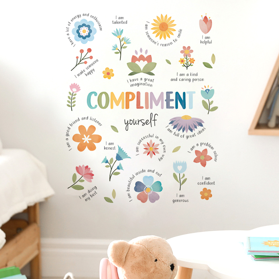English colorful inspirational - Baby Nursery Wall Decals บทวิจารณ์และราคา
