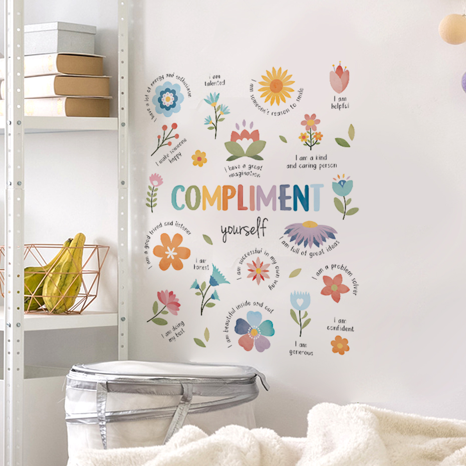 English colorful inspirational - Baby Nursery Wall Decals บทวิจารณ์และราคา