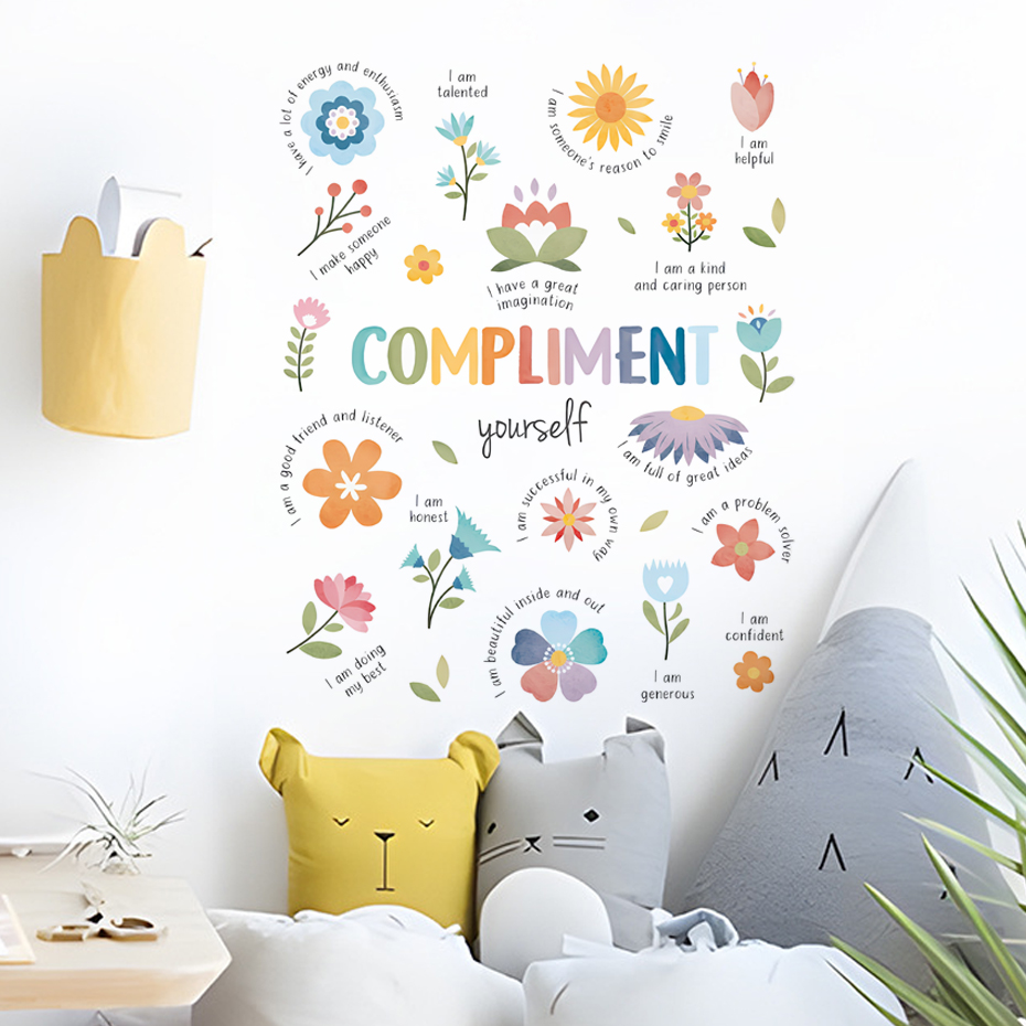 English colorful inspirational - Baby Nursery Wall Decals บทวิจารณ์และราคา