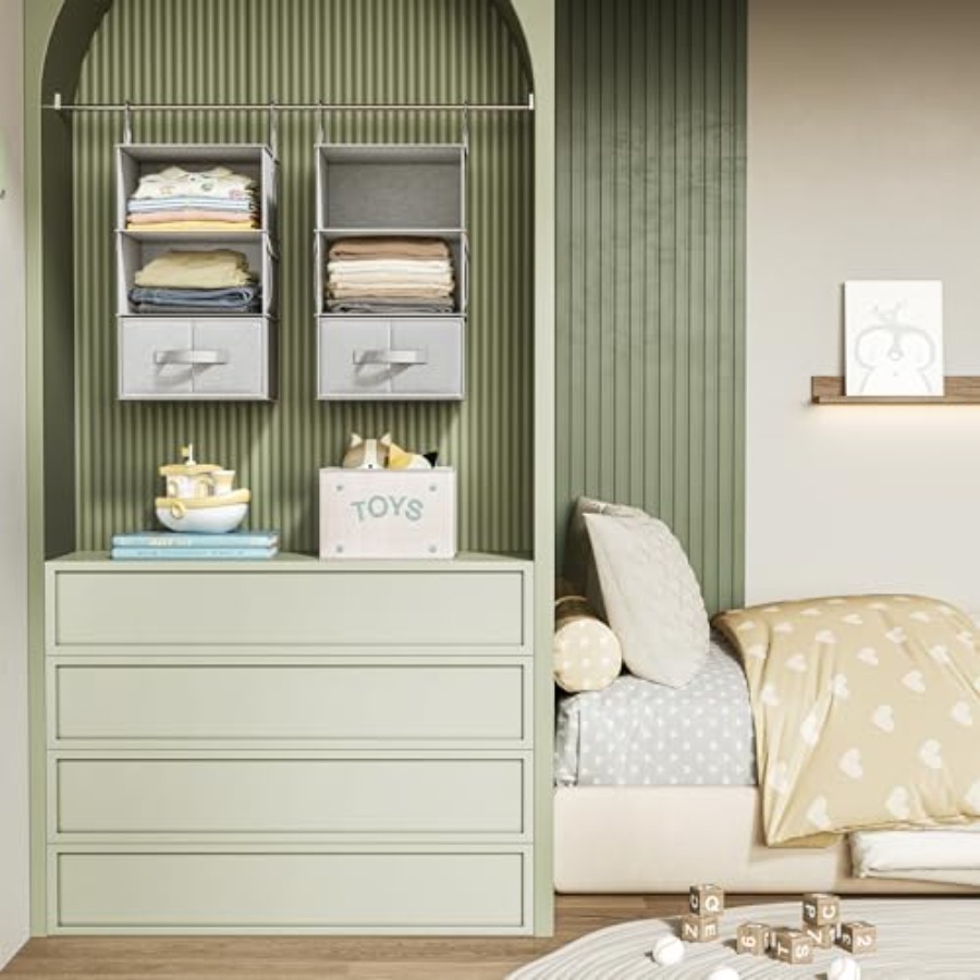 Hanging Clo Organizer, Set of  - Baby Nursery Shelves บทวิจารณ์และราคา