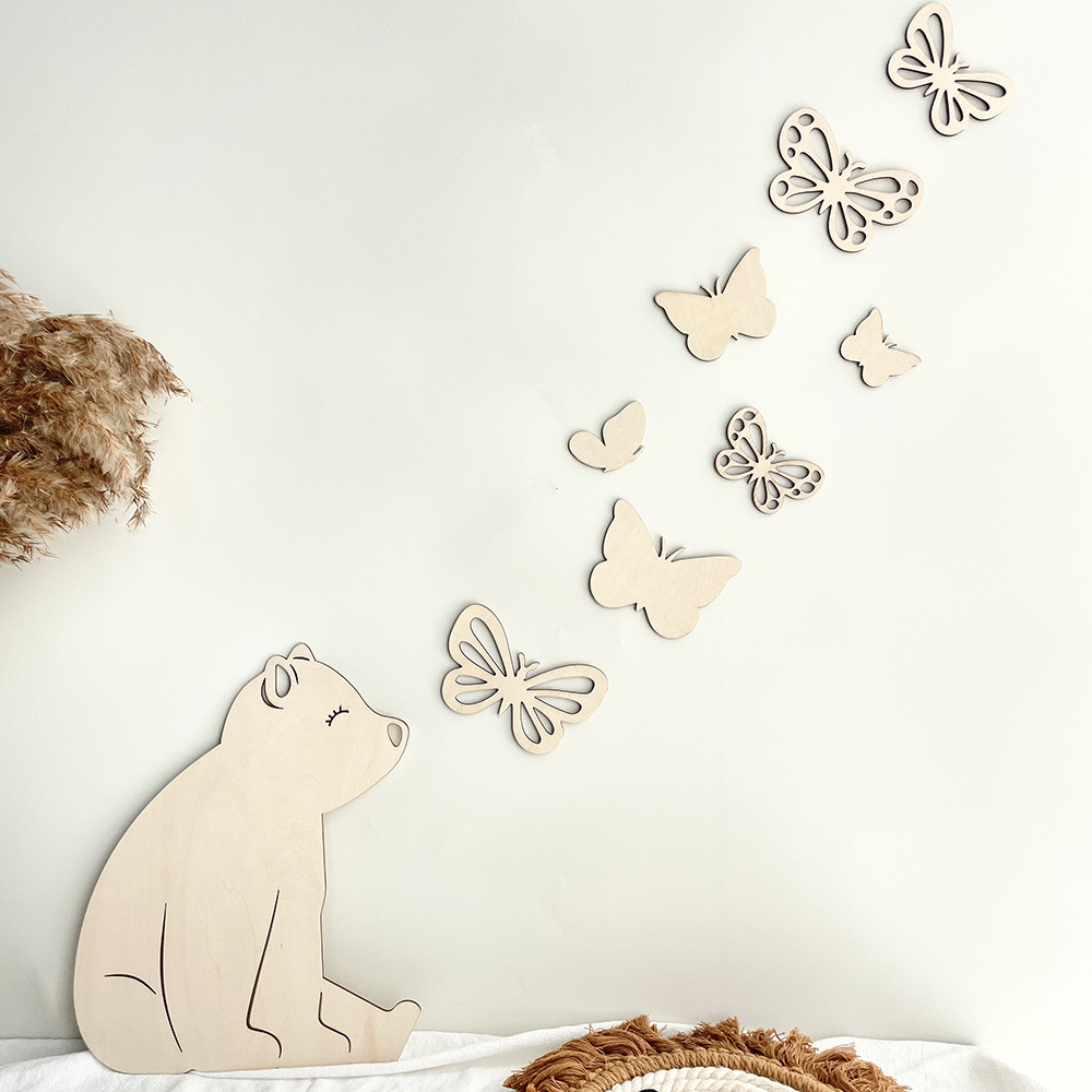 Set of 9pcs Ins Children's Roo - Baby Nursery Wall Mural บทวิจารณ์และราคา