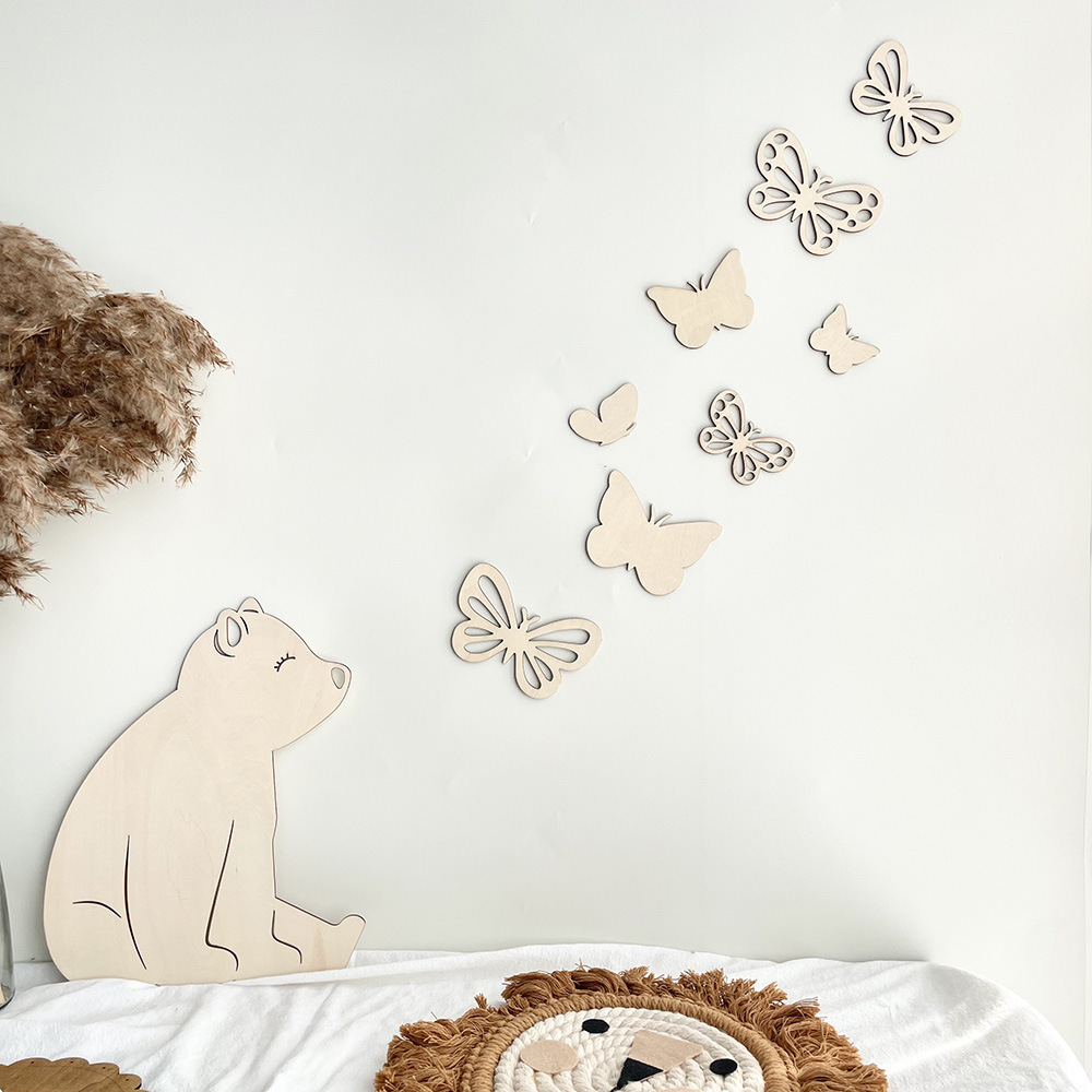 Set of 9pcs Ins Children's Roo - Baby Nursery Wall Mural บทวิจารณ์และราคา