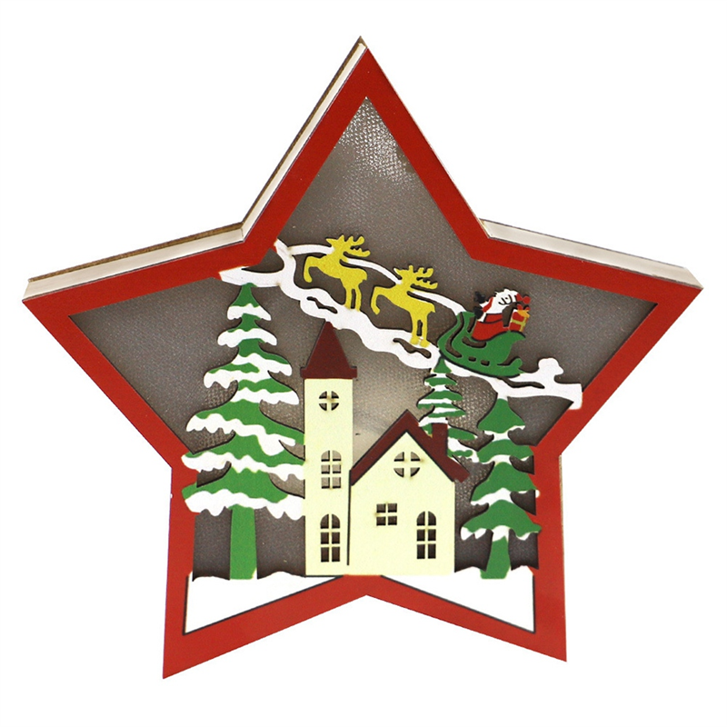 A11I 3PCS LED Wood Star Night  - Baby Nursery Lamp บทวิจารณ์และราคา