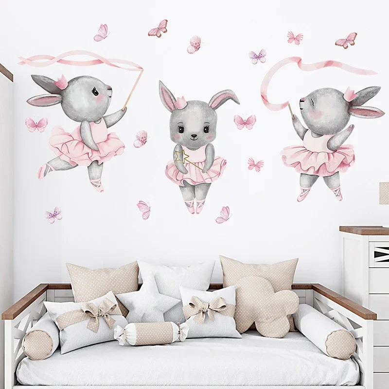Hand-paint Ballet Bunny Rabbit - Baby Nursery Water บทวิจารณ์และราคา