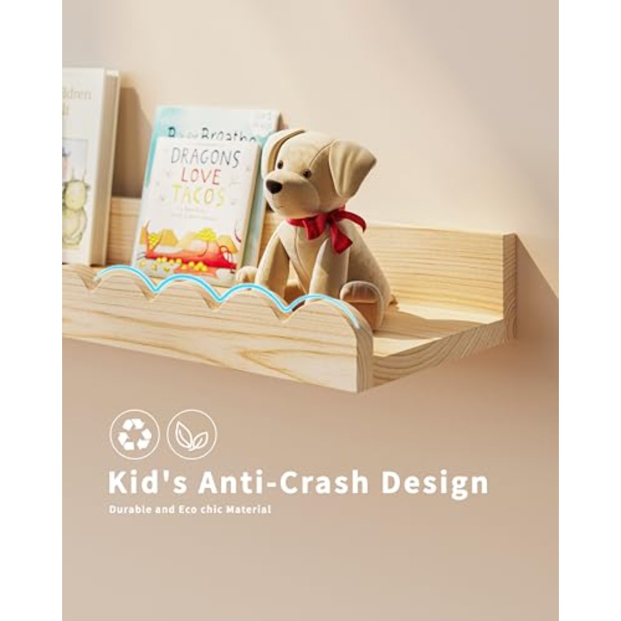 Nursery Book Shelves, 4-Pack F - Baby Nursery Shelves บทวิจารณ์และราคา