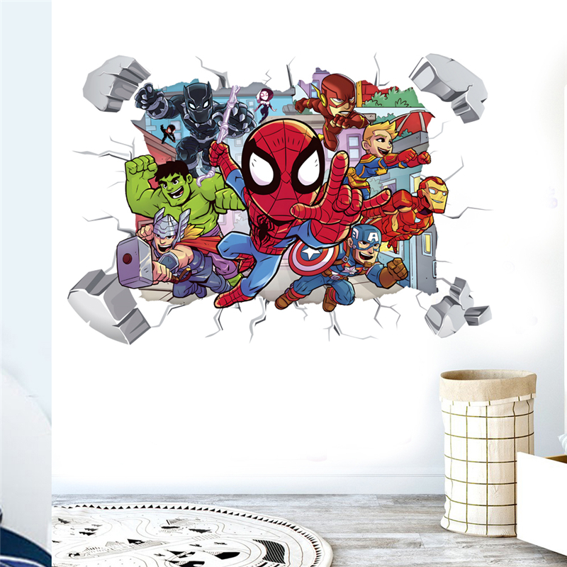 Marvel Superhero Avengers Wall - Baby Nursery Decals บทวิจารณ์และราคา