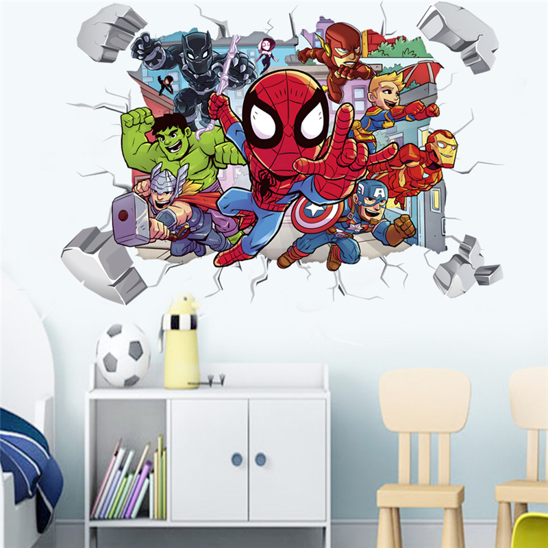 Marvel Superhero Avengers Wall - Baby Nursery Decals บทวิจารณ์และราคา