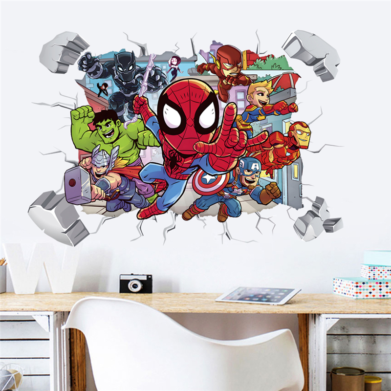 Marvel Superhero Avengers Wall - Baby Nursery Decals บทวิจารณ์และราคา