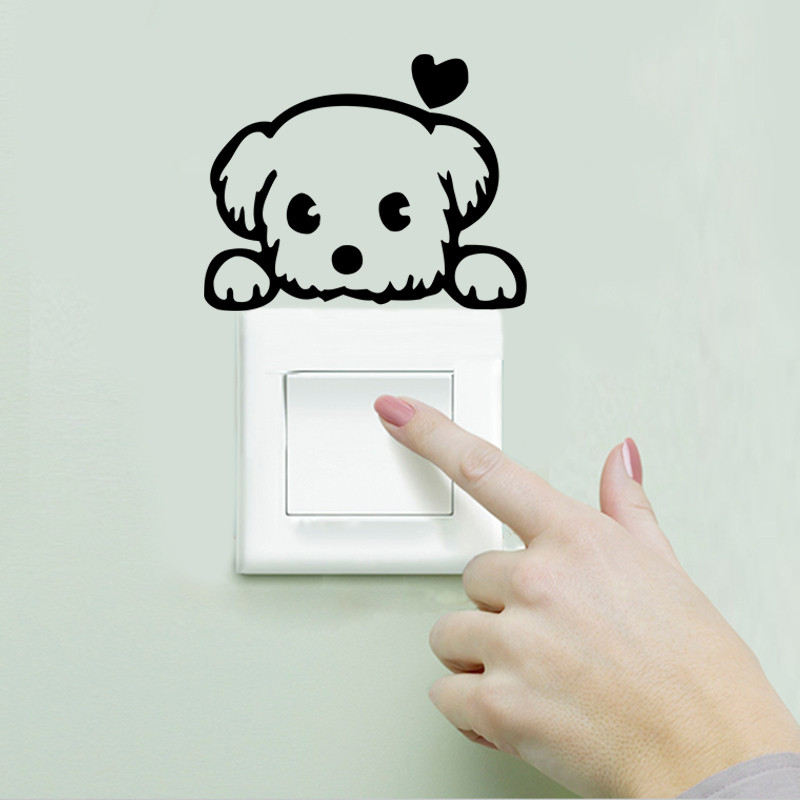 Funny Patterns Switch Stickers - Baby Nursery Wall Decals บทวิจารณ์และราคา