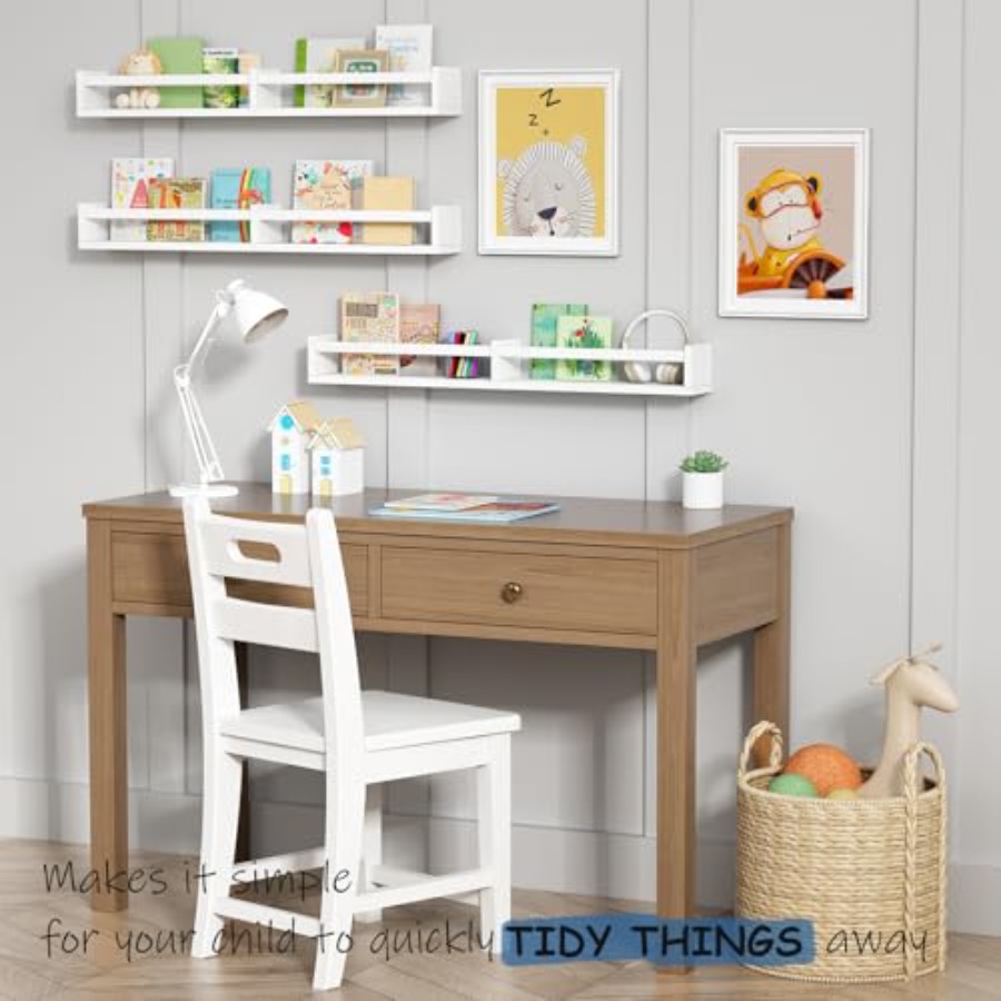 Large Nursery Book Shelves Wal - Baby Nursery Shelves บทวิจารณ์และราคา