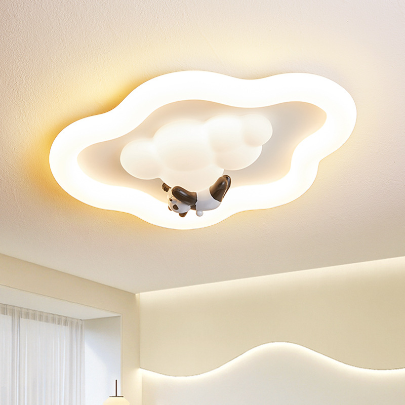 Cute white Cloud ceiling Light - Baby Nursery Lamp บทวิจารณ์และราคา