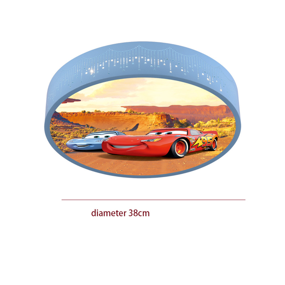 Cartoon Car Round Led Ceiling  - Baby Nursery Lamp บทวิจารณ์และราคา