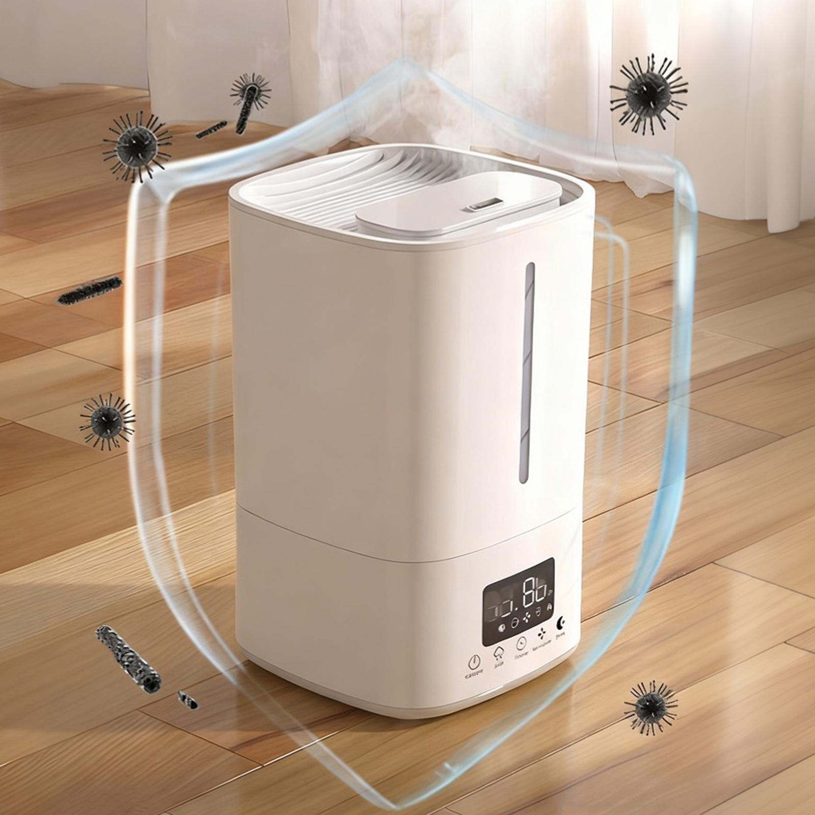 5L Air Humidifier with Air Pur - Baby Nursery Air Purifier บทวิจารณ์และราคา