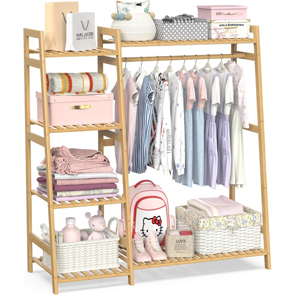 US Shipping Kids Clothing Rack - Baby Nursery Shelves บทวิจารณ์และราคา