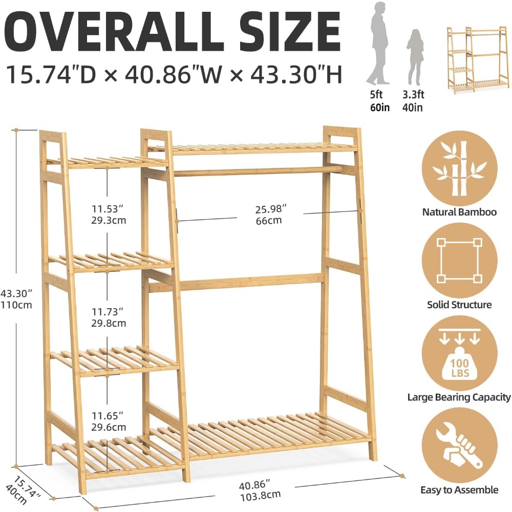 US Shipping Kids Clothing Rack - Baby Nursery Shelves บทวิจารณ์และราคา