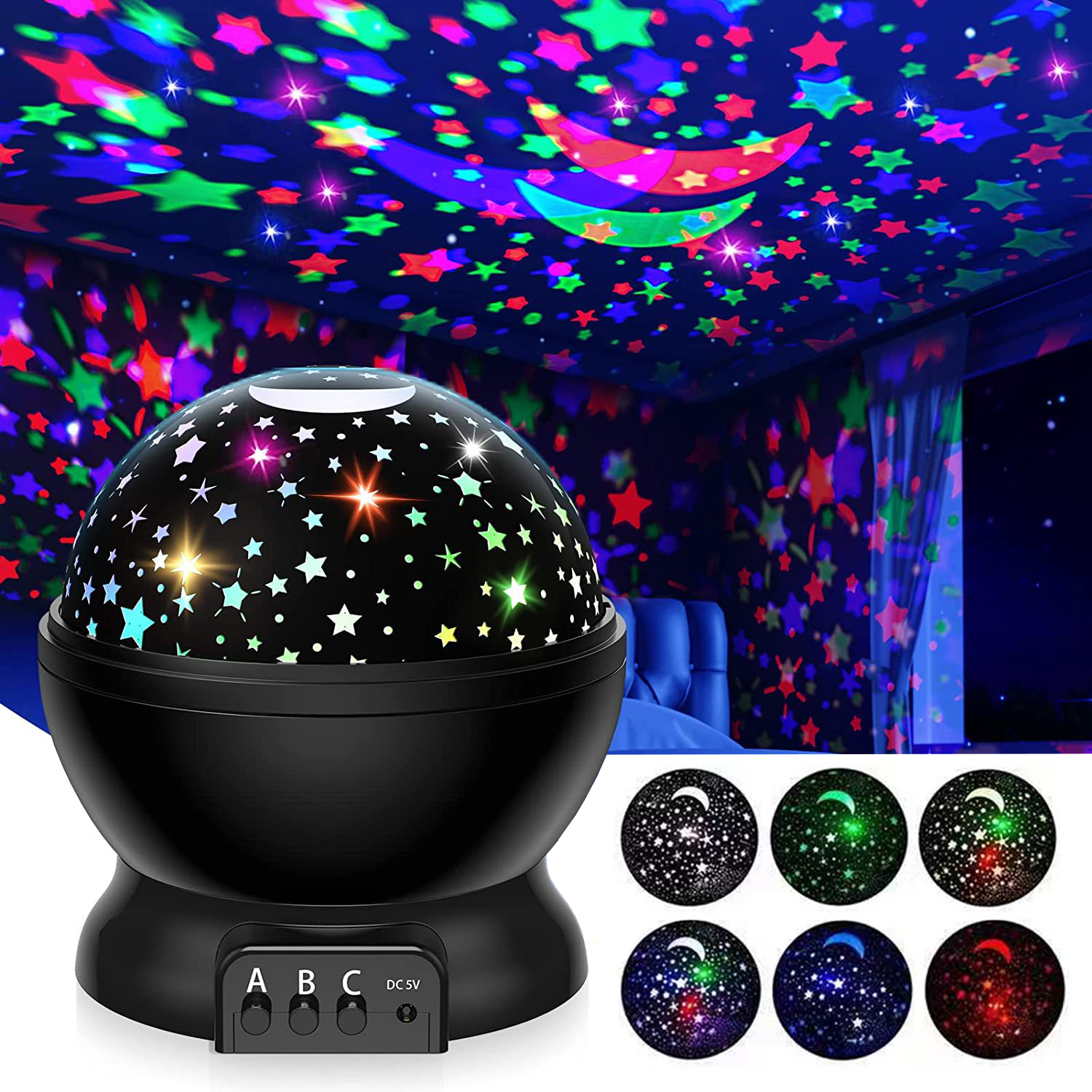 Night Lamp Projector Starry Sk - Baby Nursery Lamp บทวิจารณ์และราคา