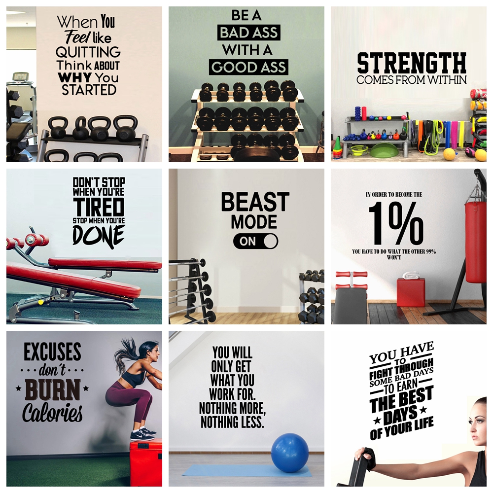 Drop Shipping GYM Wall Art Dec - Baby Nursery Wall Mural บทวิจารณ์และราคา