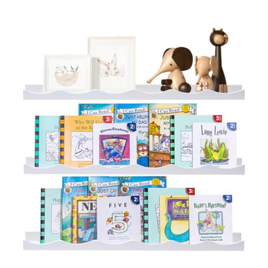 Floating Bookshelf for Floatin - Baby Nursery Shelves บทวิจารณ์และราคา