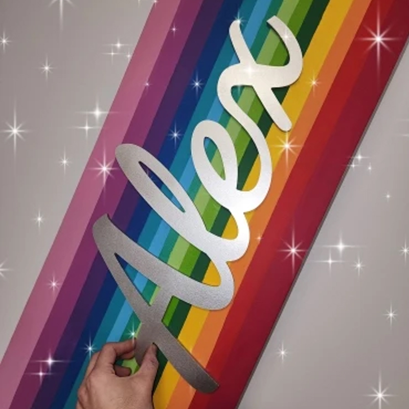 Custom Name Freestanding Sign  - Baby Nursery Shelves บทวิจารณ์และราคา
